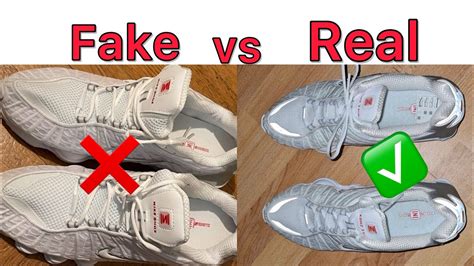 are my nike shox fake|how to check nike authenticity.